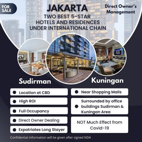 Jakarta Best 5-Star Hotels and Residences for Sale